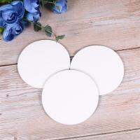 8PCS 10CM Round Canvas Drawing Board Premium Art Painting Board Artist Round Shape Canvas Board Oil Paint Canvas Sketchpad Bag Accessories