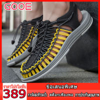 GOOE 2023【1-2 วันรับสินค้าเลย】รองเท้า วินเทจ รองเท้าแตะผู้ชาย KEEN กีฬากลางแจ้งรองเท้าชายหาดแห้งเร็วผู้ชายรองเท้าสบาย ๆ ระบายอากาศเบาสบายผู้ชาย รองเท้า ผู้ชาย