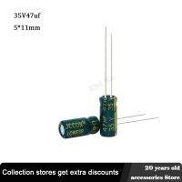 20pcs 35V 47UF 5*11mm low ESR Aluminum Electrolyte Capacitor 47 uf 35 V Electric Capacitors High frequency 20%