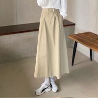 กระโปรงผ้าฝ้าย labuh กระโปรงมุสลิม long skirt korean style high waist skirt a line skirt กระโปรงยาวผู้หญิงกระโปรง กระโปรงเกาหลี กระโปรงสีดำ กระโปรงสีดำ