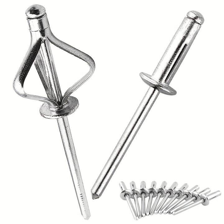 tifan123 50pcs Pure Aluminum Blind Rivets Three Claws Rivets Tri Fold Exploding Aluminum Pop