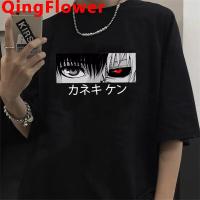 เสื้อยืดผู้หญิงลายการ์ตูนญี่ปุ่น Tokyo Ghoul เสื้อยืดผู้หญิงลายการ์ตูนน่ารักๆเสื้อยืดแฟชั่นเสื้อยืดกราฟิก Y2k ฤดูร้อน90S