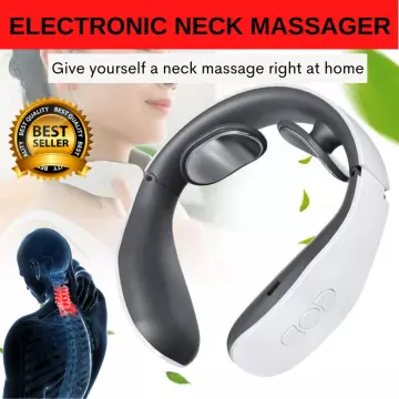 SITUOFUN Portable Hanging Neck Massager Pulse Heat Therapy Electric EMS  Massage Pendant Shoulder and Neck Muscle Pain Relief