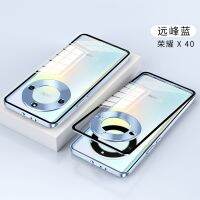เคสสำหรับ Honor X40เคสกันชนอลูมิเนียมเคสฝาหลังโปร่งแสง