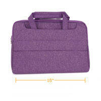 กระเป๋าใส่แท็บเล็ต พร้อมสายสะพาย ขนาด 15 นิ้ว Handbag BAG with straps 15" PURPLE (0937)