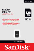 (พร้อมส่ง) Sandisk Flash Drives 128GB Ultra Fit USB 3.1 แฟลชไดร์ฟ รุ่น SDCZ430_128G_G46 by MP2002 ประกัน 5 ปี Synnex