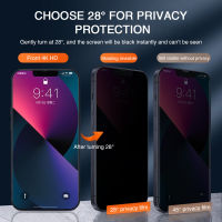 1-4PCS Full Cover ความเป็นส่วนตัวกระจกนิรภัยสำหรับ 11 12 13 PRO MAX ป้องกันหน้าจอสำหรับ XS Max XR 7 8 Plus SE