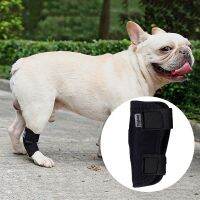 【cw】 Pet Black Knee Pads Legs Brace Pet Dog Knee Hock Protector For Injury Recover Bandage Strap Leg Ankle Protection Pet Accessories ！