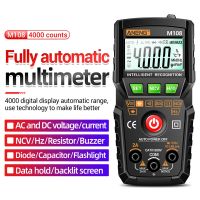 【Cw】ANENG M108 Smart Multimeter Digital 4000 Counts Mini Automotive Tester True RMS NCV 1000V AC DC Voltage Tester Portable Meters ！