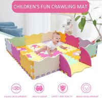 25Pcs Kids Toys EVA Childrens mat Foam Carpets Soft Floor Mat Puzzle Baby Play Mat Floor Developing Crawling Rugs With Fence