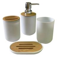 Bathroom Accessories Set Soap Dispenser Bottle Dish Washroom Toothbrush Holder Cup Suit