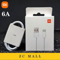 Xiaomi สายข้อมูล6A 27W 30W 33W 55W 120W,สายชาร์จแบบเร็วสำหรับ Mi 9 11 10 Pro 10x Lite 9T Pro Redmi Note 9 Pro K30