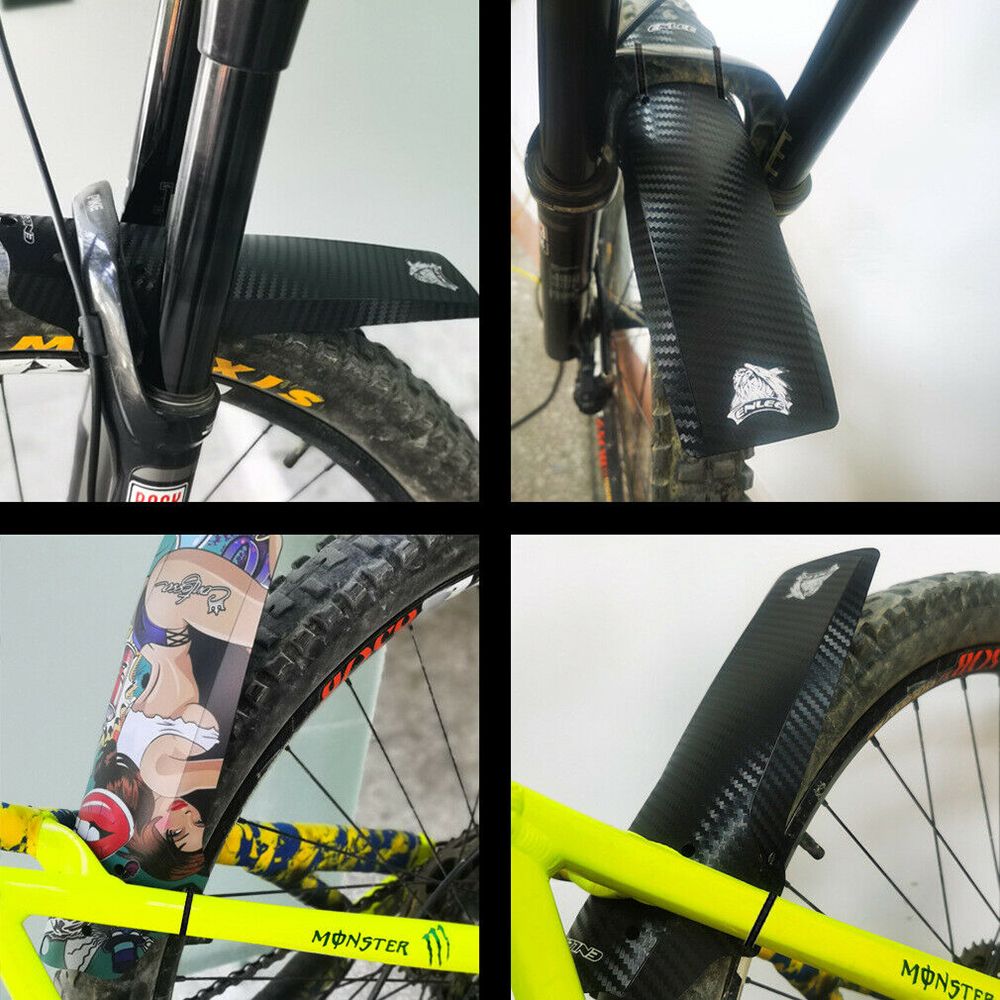 Front Rear Downhill Mud Flaps MTB Mudguards Bike Tyre Guard Splash Tire Fender