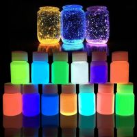 13 Colors Acrylic Paint Glow in the Dark gold Glowing paint Luminous Pigment Fluorescent Powder painting for Nail Art supplies