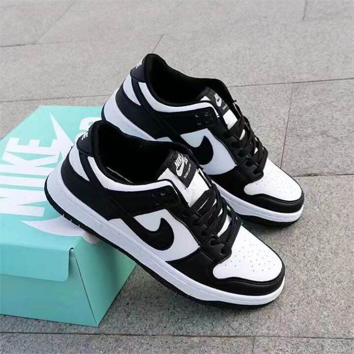 New Black and White Panda Shoes Men's Board Shoes Junior High School ...