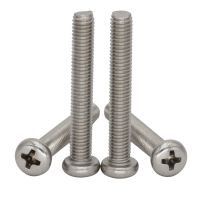 M3 M3x16 M3x16 M3x18 M3x18 M3x60 M3x60 304 316 Stainless Steel ss DIN7985 Bolt Phillips Cross Recessed Round Pan Head Screw