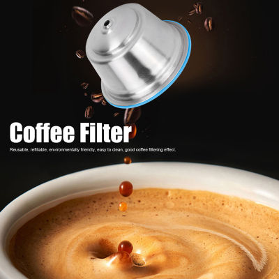 เครื่องชงกาแฟชงกาแฟเติมได้สำหรับดอลซ์กัสโตคาเฟ่และบ้านแคปซูลถ้วยแคปซูลกาแฟแคปซูลกาแฟใช้ซ้ำได้ทนทาน