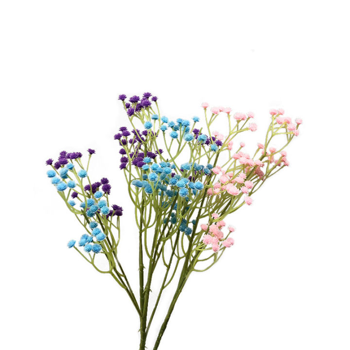 cod-เดี่ยวจำลอง-4-ดอกไม้พลาสติกดอกยิปโซ-ดอกยิปโซเทียม-ดอกไม้ประดิษฐ์สำหรับตกแต่งบ้าน