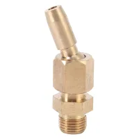 10Pcs 1/8 Inch DN6 Brass Gushing Spray Water Fountain Nozzles Universal Water Curtain Nozzle Landscape Garden Fountain Garden Pond Decoration