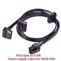 6Pin PCI-e 1ถึง3 IDE Mlex 4Pin พาวเวอร์สายเคเบิลสำหรับ EVGA SuperNOVA G2 G3 GP GM B3 P2 PQ 1000 750 650 550 450 GQ PS GS NEX 1500 750G 750B 650G