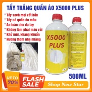 NƯỚC TẨY TRẮNG QUẦN ÁO X5000 PLUS DUNG TÍCH 500ML