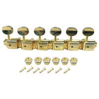 Guitar Tuning Pegs Keys Tuners Semi Closed String Button Fender St Sq Electric Guitar String Button 6R Fracture Chord