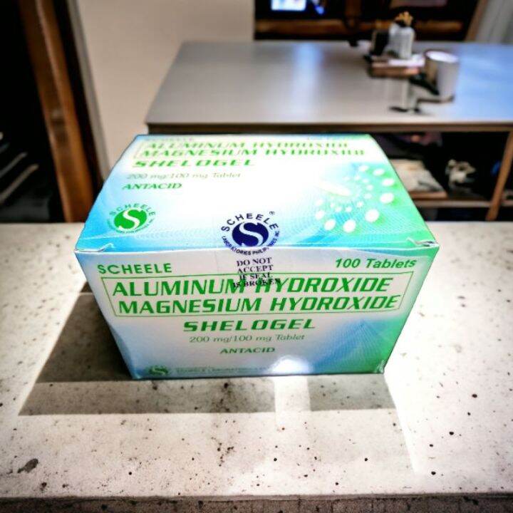 Aluminum Magnesium Hydroxide Shelogel Antacid 100 tab. Lazada PH