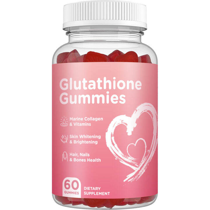 Glutathione Whitening Gummies Antioxidant Fade Melanin Beauty ...