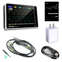 FNIRSI 1013D ออสซิลโลสโคปแบบพกพาออสซิลโลสโคปแบบดิจิตอล2ช่อง Oscilloscope แบนด์วิดท์100ม. ออสซิลโลสโคปแบบ7จอแอลซีดีที่มีการตอบสนองสูงจอแสดงผล480X800ตัวเก็บประจุหน้าจอสัมผัส + การทำงานด้วยท่าทางมัลติฟังก์ชั่น