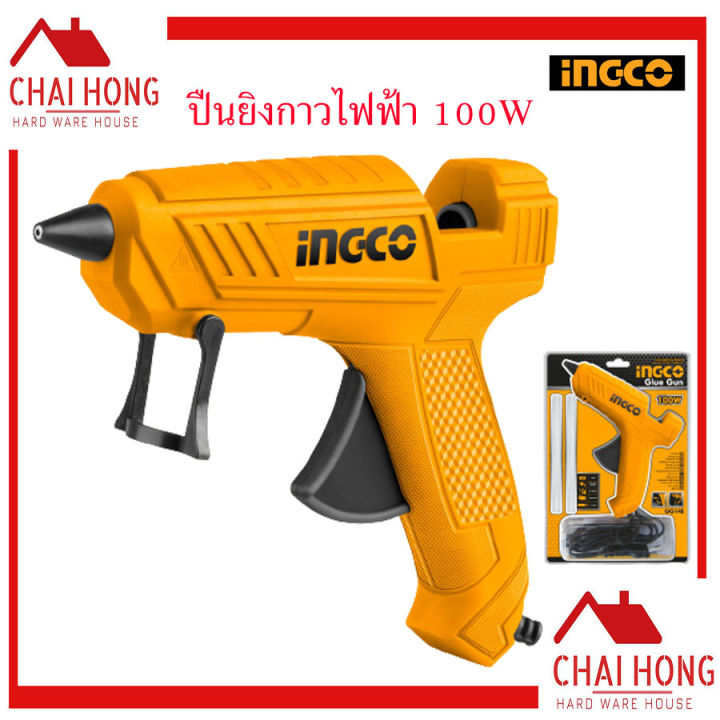 ปืนยิงกาวไฟฟ้า-100w-ingco-gg148-glue-gun-ปืนกาวไฟฟ้า-ปืนยิงกาว-ยิงกาวแท่ง