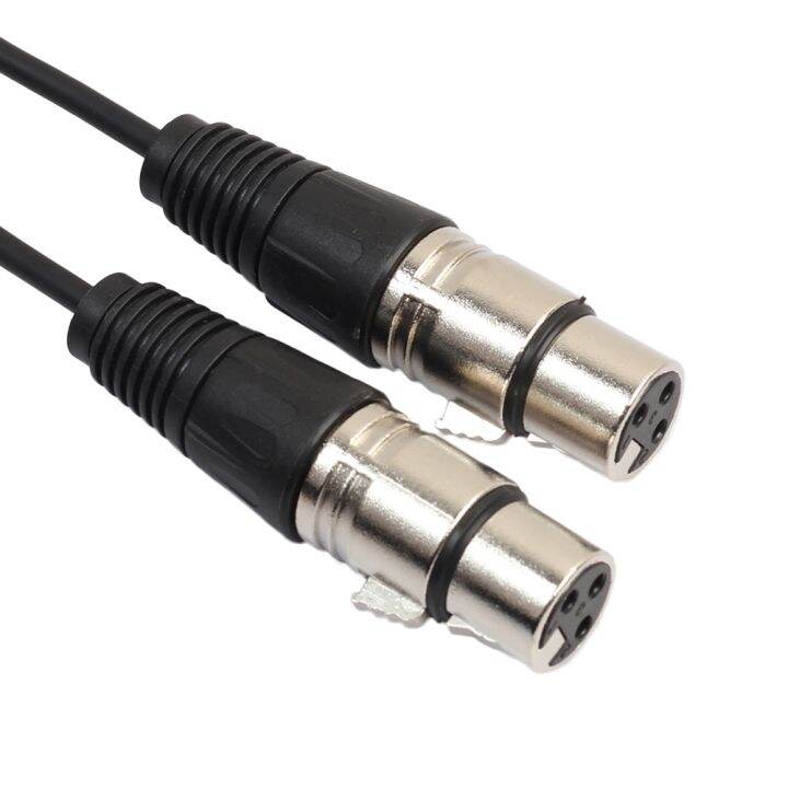 xlr-3-pin-male-to-2-xlr-female-connector-microphone-extension-cable-cord-s