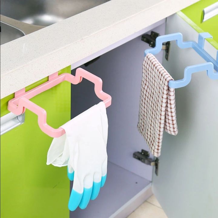 ตู้ครัวตัวยึดพลาสติกห้องน้ำถุงใส่ขยะผ้าเช็ดตัวขยะชั้นวางของแขวนชั้นวางของในครัวที่วางของในตู้ในครัว