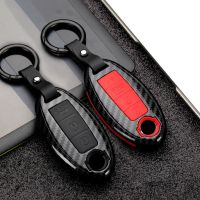 Car Key Cover Case ABS Carbon Fiber Silica gel For Nissan Qashqai J10 J11 X-Trail t31t32 kicks Tiida Pathfinder Murano Note Juke