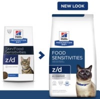 ด่วนโปร ส่งฟรี Hills Prescription Diet Skin/Food Sensitivities z/d Feline อาหารแมวแบบเม็ดสำหรับแมวแพ้อาหาร 1.81 kg