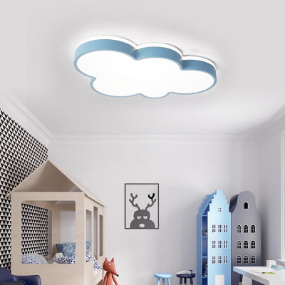 Nordic Childrens Room Lamp Modern Minimalist Boys and Girls Room Lamp ins Creative Cloud Master Bedroom Ceiling Luminaire Surface Mounted Luminaire