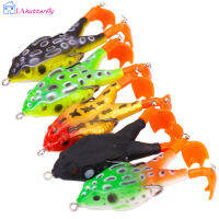 LAkutterfly Fishing Lure เหยื่อ9ซม. 12G Thunder Frog พร้อมใบพัดหมุนเหยื่ออ่อนอุปกรณ์ตกปลา【cod】