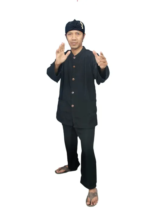 Baju Pangsi Sunda Pria Dewasa Satu Set Baju Adat Sunda Baju Pangsi