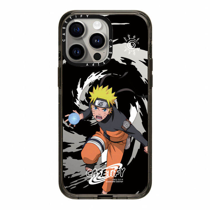 Casetify Naruto Magsafe Black Phone Case Iphone Pro Max Strong Magnet Supports Wireless