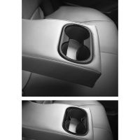 For Toyota Prius 60 Series 2020-2023 Car Rear Armrest Water Cup Holder Decoration Frame Cover Trim