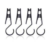 ✴ 4 Pieces Tent Clip Hook Portable Tableware Camping Hanger Accessories