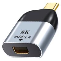 Type-C to Mini DP Adapter USB C to Mini Display Port Converter for 3 8K 4K 60Hz MDP for Pro 2020