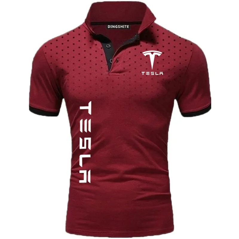 Tesla sale golf shirt