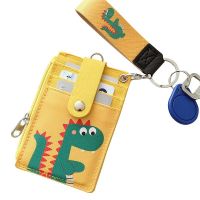 Zipper Student Change Card Holder Two-In-One Multifunctional Bus Cartoon Meal Traffic Door