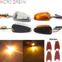 1 Pair Turn Signal Indicator Lamp Amber LED Motorcycle E11 Flasher Blinker Lights Lamps for Street Bike Enduro Scooter Custom