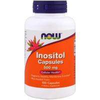 [ อิโนซิทอล ]  Now Foods, Inositol  500 mg x 100 แคปซูล (Capsules)