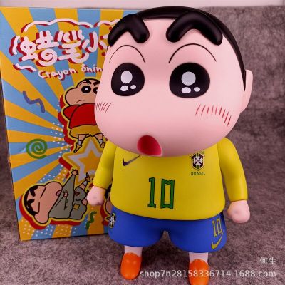 Crayon Shin-Chan ภาพอนิเมะใหญ่21ซม. เครื่องตกแต่งพีวีซีดาวฟุตบอล Series2รุ่นแฟนๆของสะสมของขวัญตุ๊กตาน่ารักสำหรับเด็ก