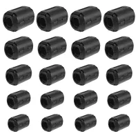 20 Pieces Clip-on Ferrite Ring Core RFI EMI Noise Suppressor Cable Clip for 3mm/ 5mm/ 7mm/ 9mm/ 13mm Diameter Cable, Black