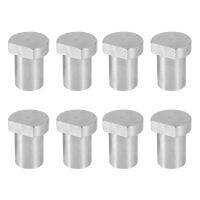 ❉▽✙ 8Pcs Workbench Stoppers Stainless Steel Limit Tenon Blocks Fixed Woodworking Table Accessories