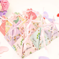 20pcs Free shipping Bags wedding favors Bow flower candy box Wedding bags for guest carton box Bachelorette party gifts