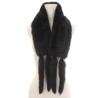 No Brand Fur Mink Fur Tippet Scarf Black Direct from Japan Secondhand